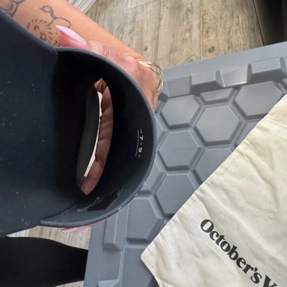 OVO Black Slide Sandals - Picture 2 of 4